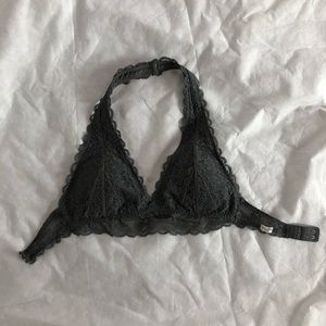 Gills Hicks Grey Lace Bralette